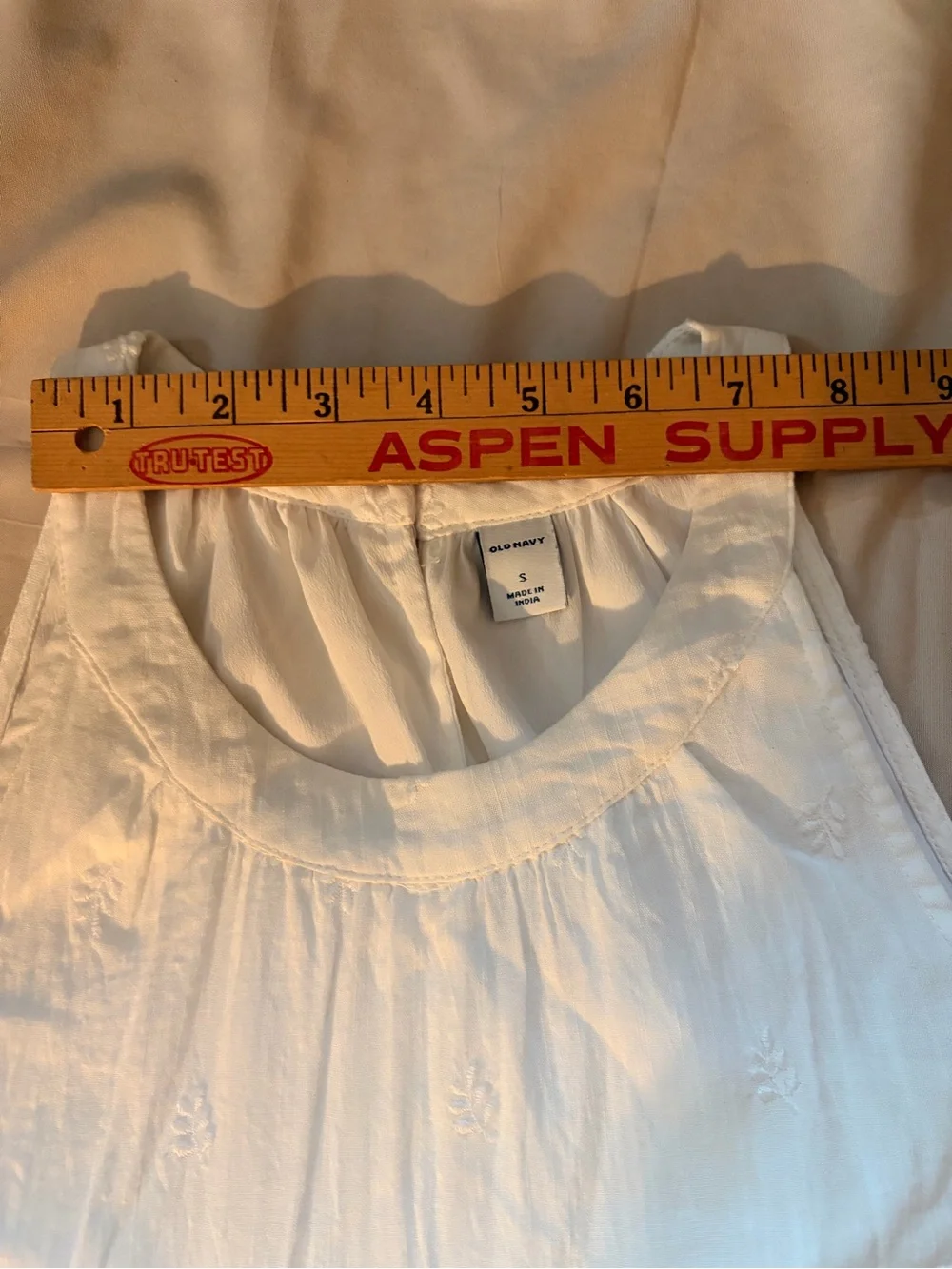 Old Navy White Sleeveless Tiered Midi Dress - Picture 5 of 5